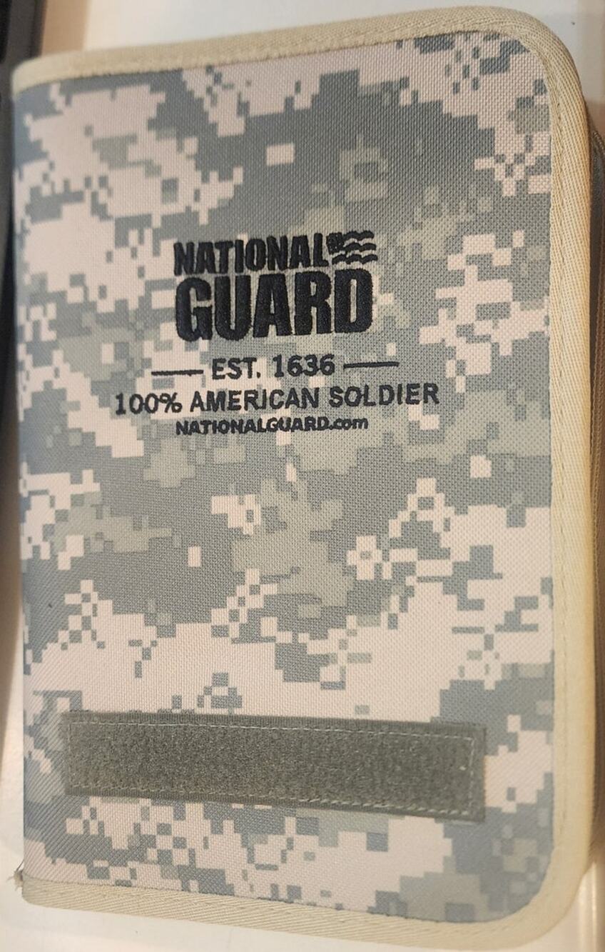 National Guard ACU Notebook Organizer w/ Notepad – Military Promo Gear